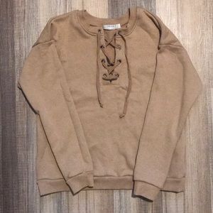 Tan Hoodie from F21
